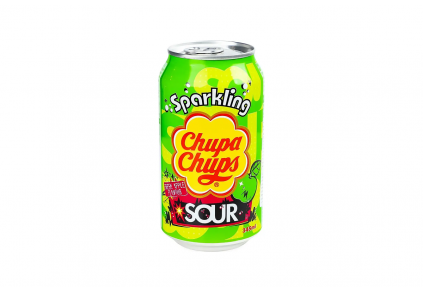 Напій газований Chupa Chups зі смаком кислого яблука