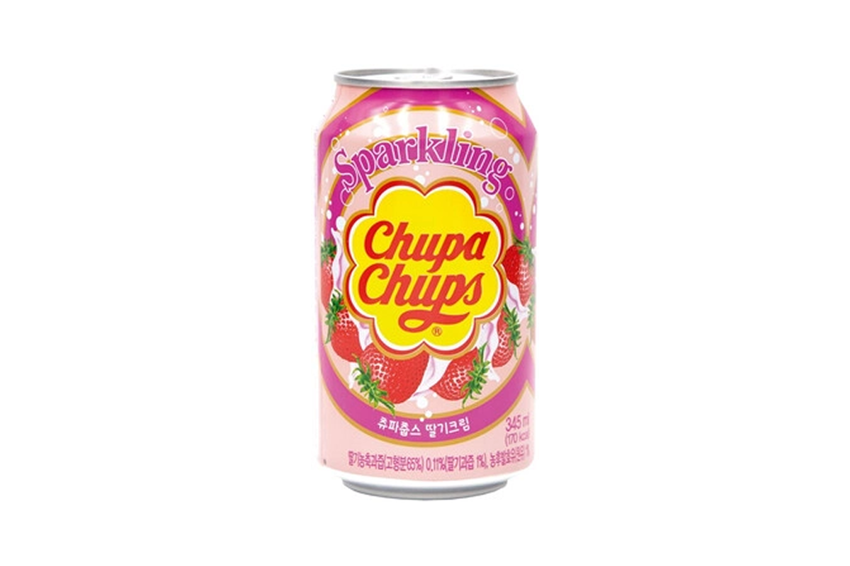Напій газований Chupa Chups зі смаком полуниці