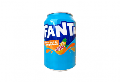 Напій газований Fanta зі смаком ананаса та грейпфрута