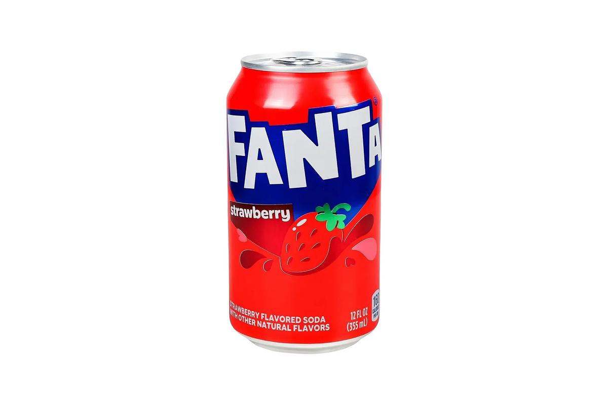Напій газований Fanta зі смаком полуниці
