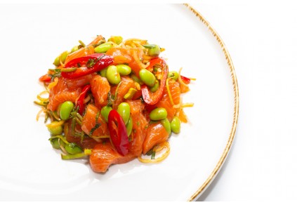 Салат з лосося