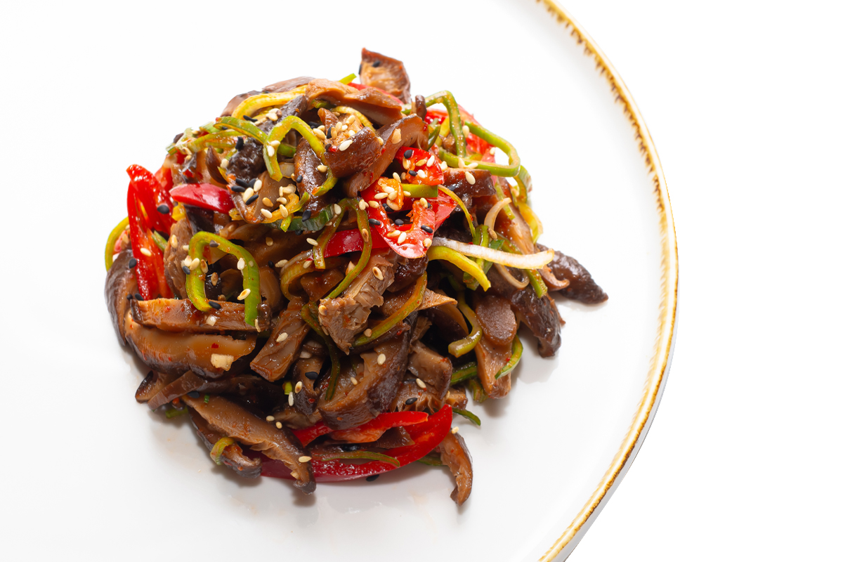 Салат шиїтаке гострий